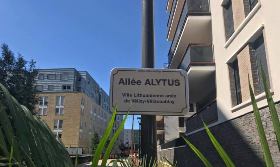 Paryžiaus priemiestyje – Alytaus vardu pavadinta gatvė