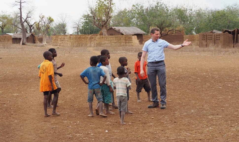 Ričardas Doveika UNICEF misijoje Malavyje