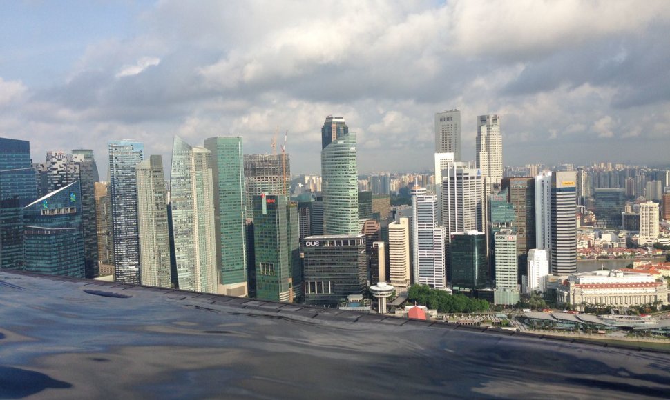 Singapūro panorama.