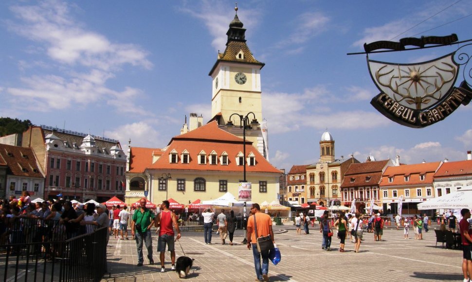 Transilvanijos miestas Brašovas