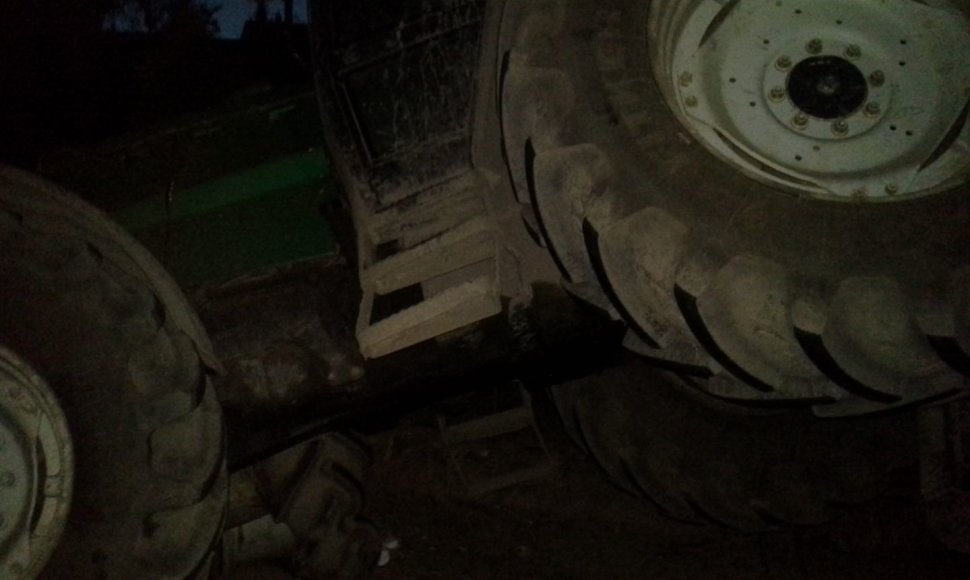Traktoriaus avarija Krekenavoje