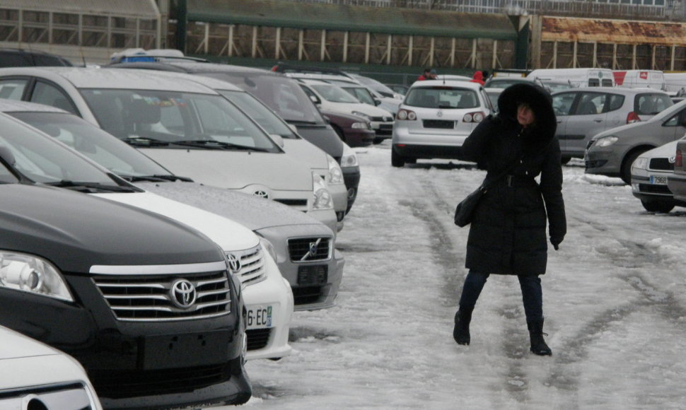 Kauno automobilių turgus sausį