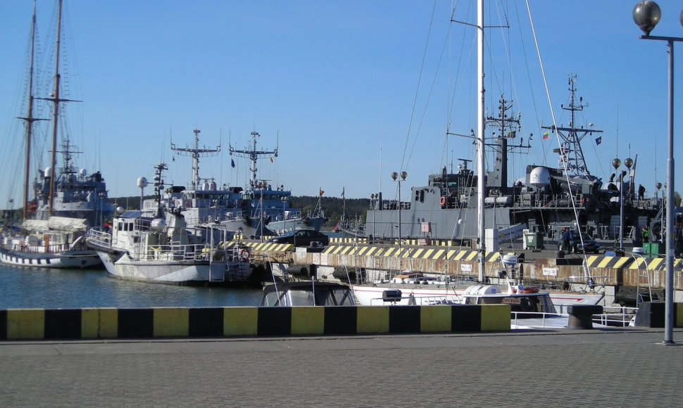 NATO laivai Klaipėdos uoste