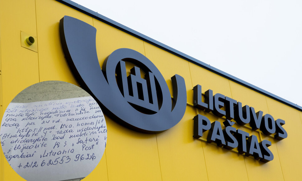 Sukčiai siunčia netikrus „Lietuvos pašto“ pranešimus