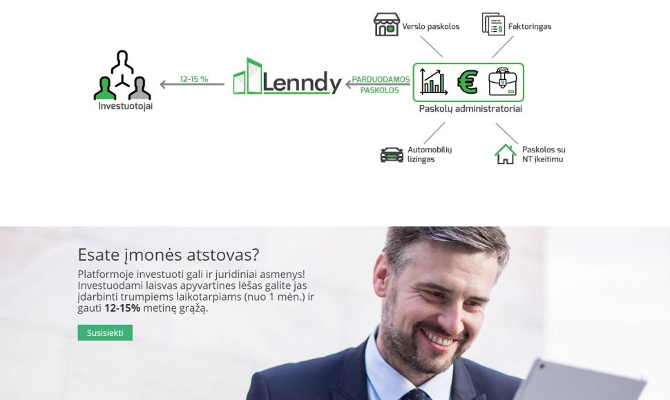 „Lenndy“ internetinė svetainė