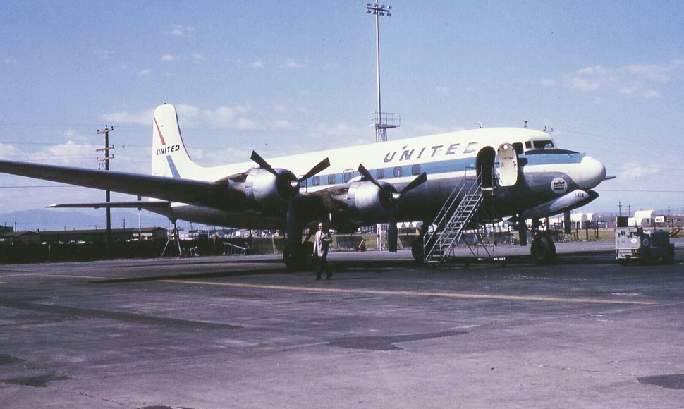 „United Airlines“ DC-6 lėktuvas, panašus į tą, kuris sudužo