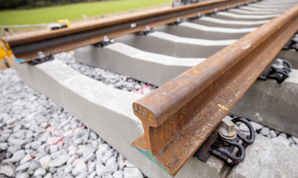 „Rail Baltica“ europinės vėžės bėgių tiesimas