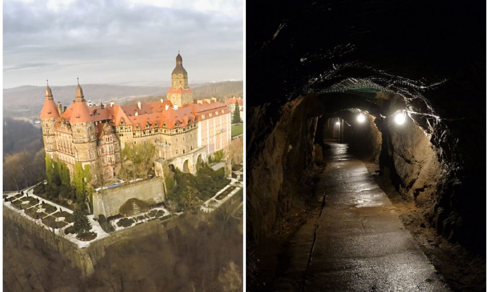 Lenkijoje turistams atverti Ksiažo pilies požemiai