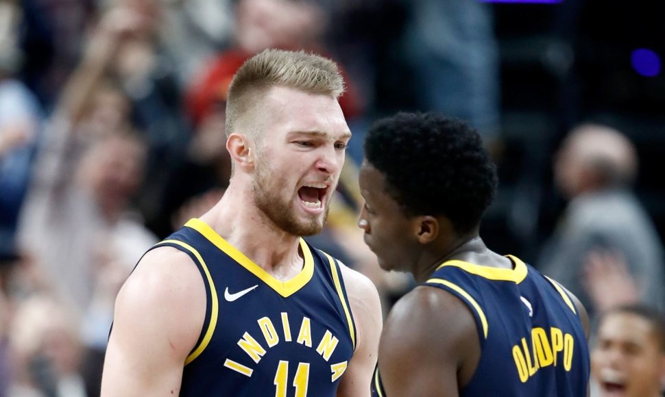 Domantas Sabonis ir Victoras Oladipo