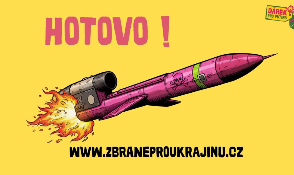 Čekai surinko pinigus Ukrainos raketai &bdquo;Flamingo&ldquo;, kuri &bdquo;gali pataikyti į Maskvą&ldquo;