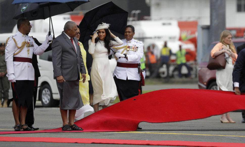 Princo Harry ir Sasekso hercogienės Meghan sutikimas Fidžyje