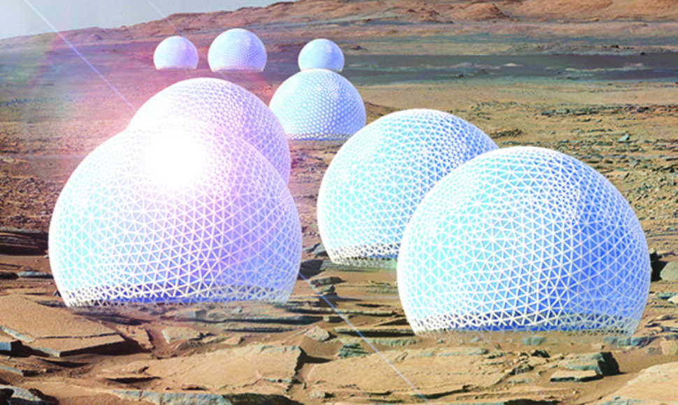 Masačusetso technologijų instituto specialistų parengtas Marso gyvenvietės projektas