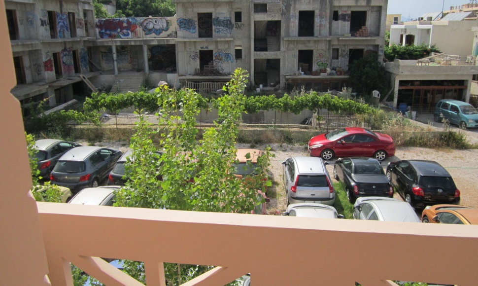 Vaizdas pro langą viešbutyje Kretoje