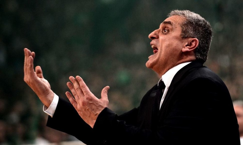 „Panathinaikos“ treneris Argyris Pedoulakis