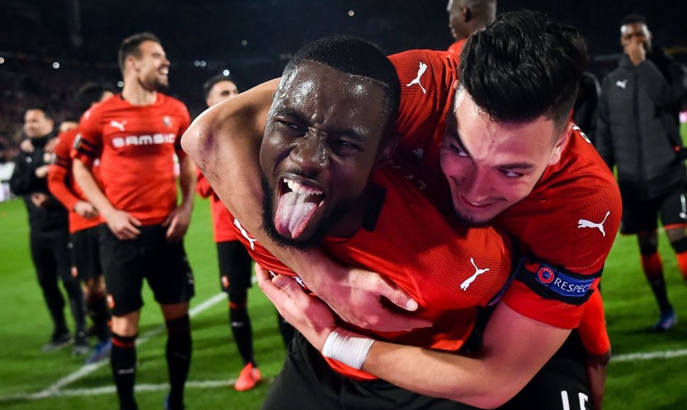 „Rennes“ švenčia pergalę