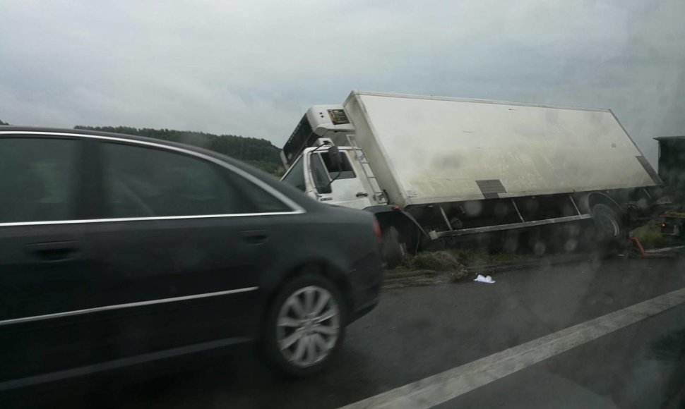 Incidento metu niekas nenukentėjo