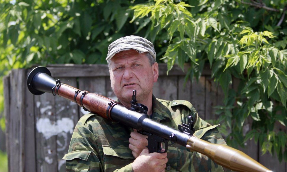 Prorusiškas teroristas Ukrainoje