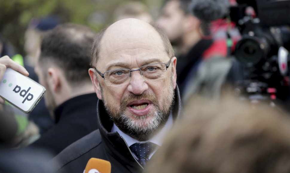 Vokietijos socialdemokratų lyderis Martinas Schulzas