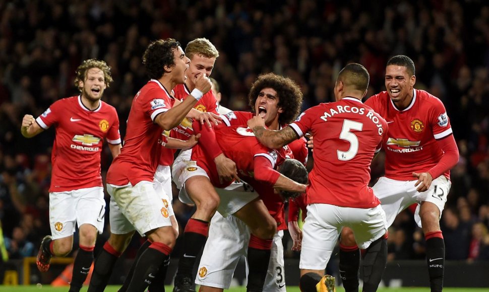 „Manchester United“ komandos džiaugsmas
