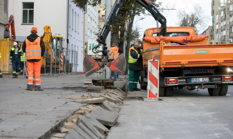 Antakalnio gatvės rekonstrukcijos darbai