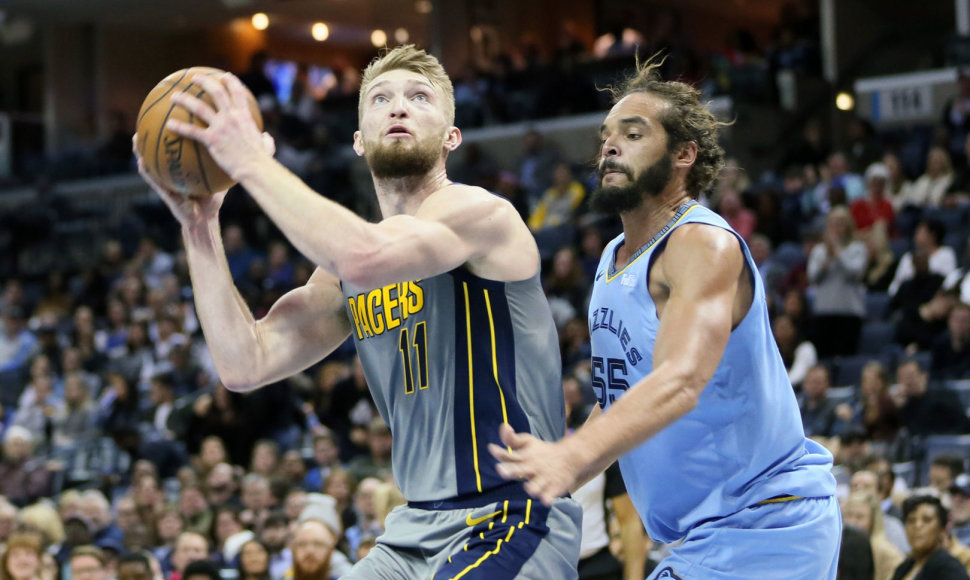 Domantas Sabonis ir Joakimas Noah.