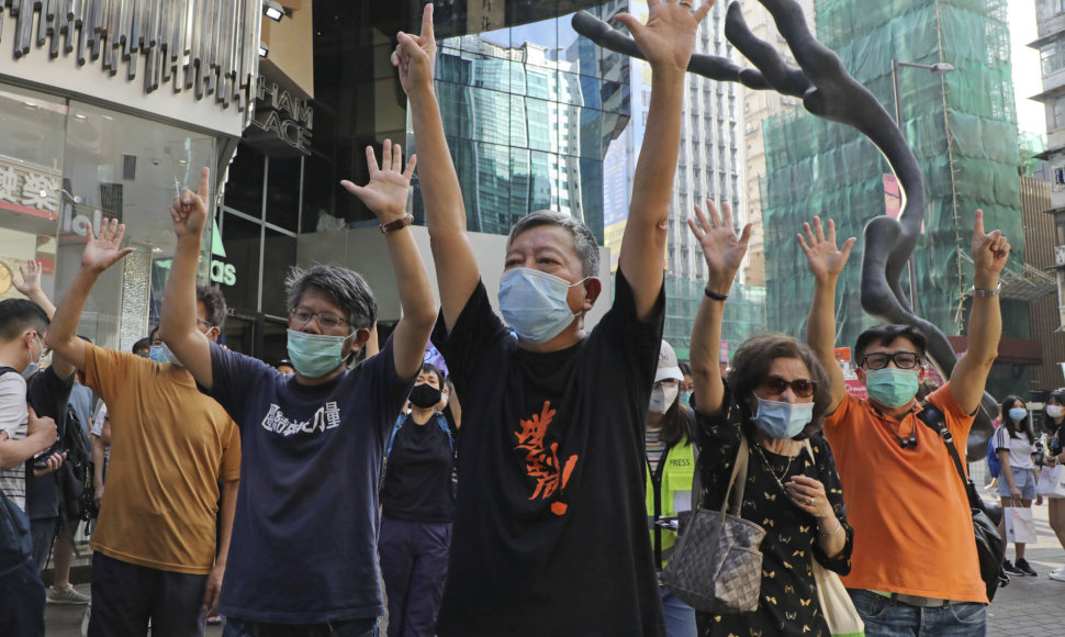 Darbo dienos protestai Honkonge