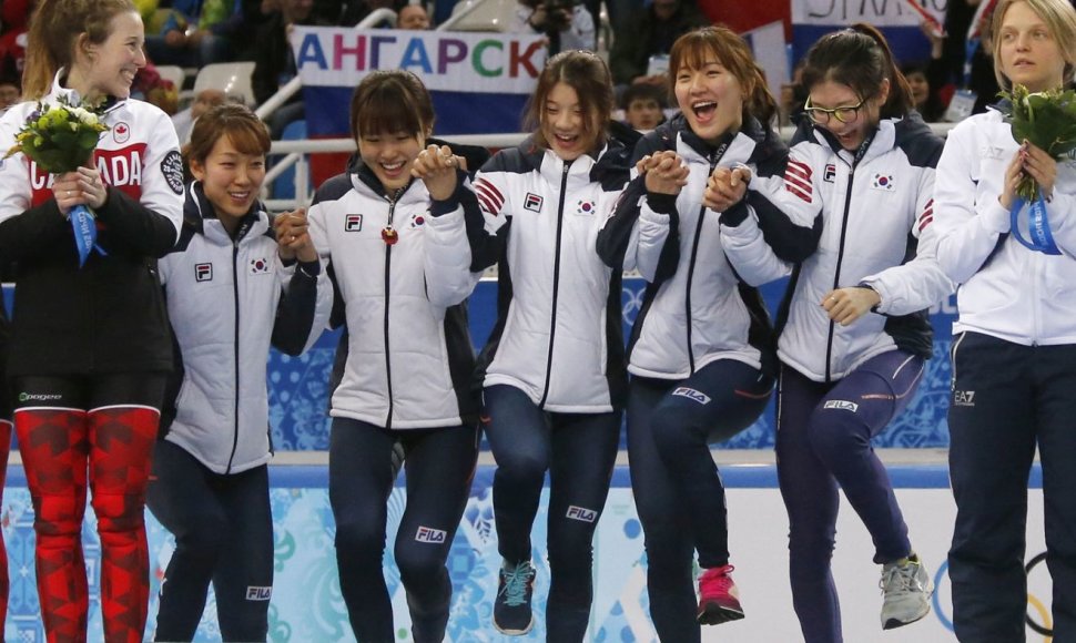 Pietų Korėjos merginos – olimpinės čempionės