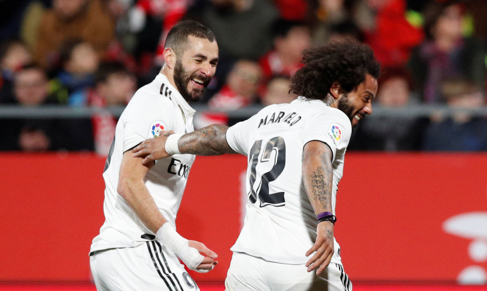 Karimas Benzema ir Marcelo