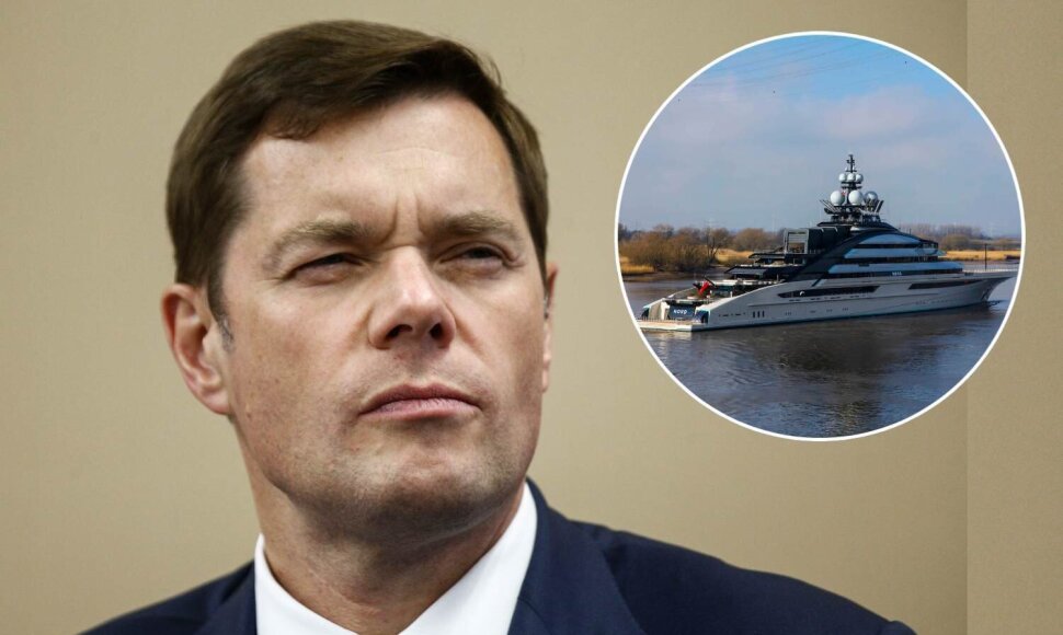 Aleksejus Morda&scaron;ovas ir jo jachta &bdquo;Lady M Yacht&ldquo; / Scanpix nuotr.