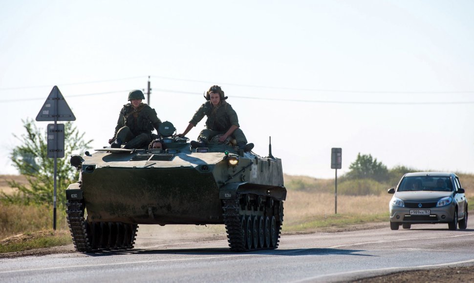 Rusijos kariai netoli Ukrainos sienos