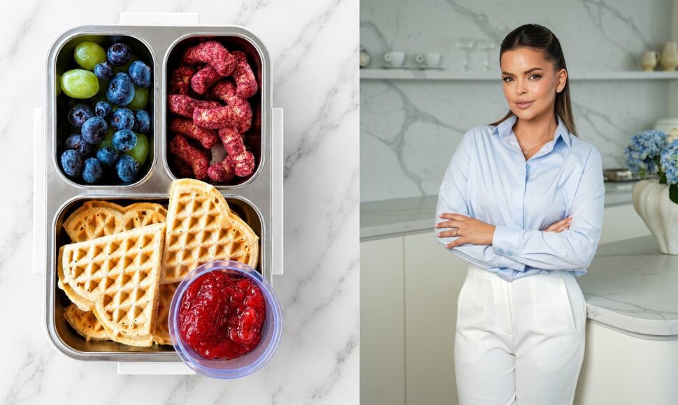 I.Trusovė rekomenduoja pietų dėžutę papildyti sveikais produktais ir gaminiais. 