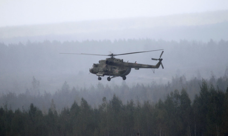 Rusijos armijos sraigtasparnis Mi-8