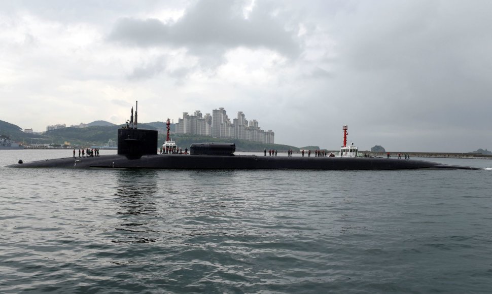 „USS Michigan“ Pietų Korėjoje