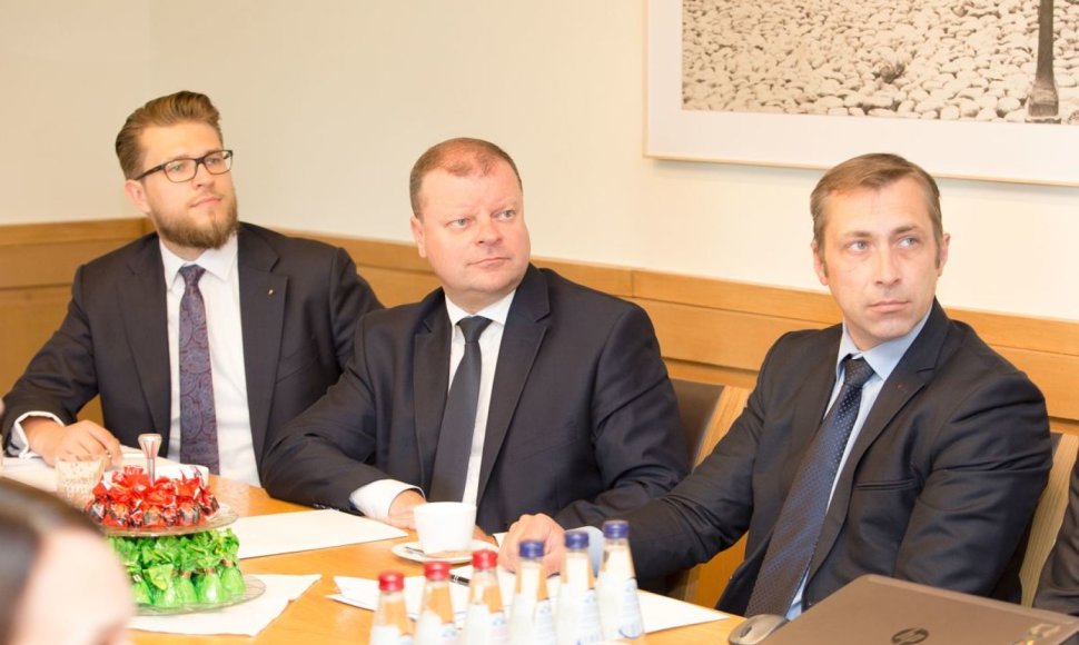 Premjeras S. Skvernelis susitiko su Panevėžio miesto savivaldybės atstovais
