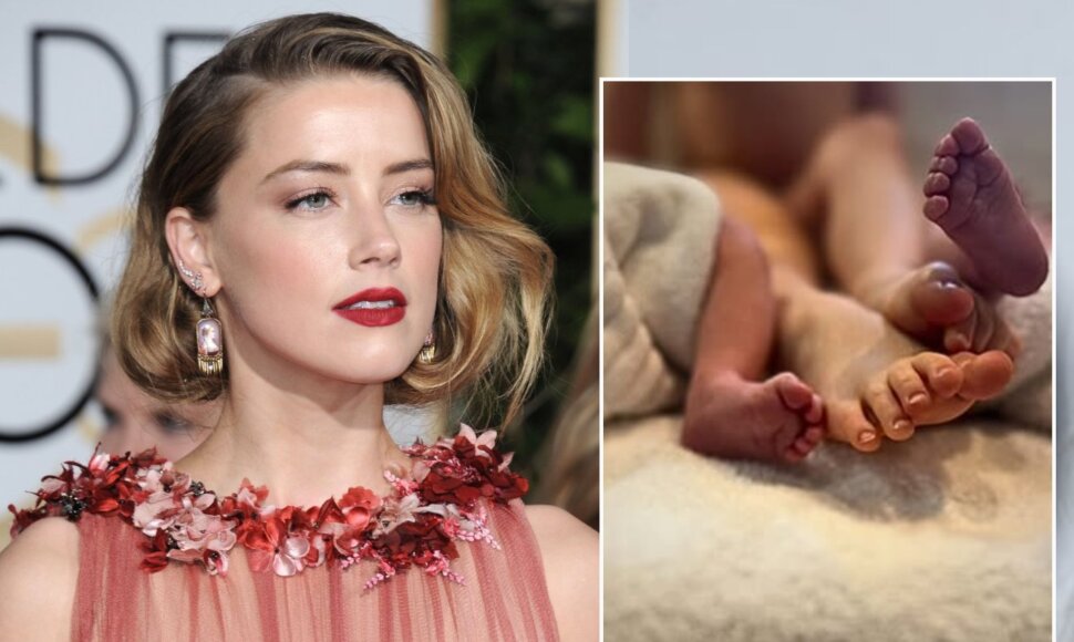 Amber Heard dar kartą tapo mama
