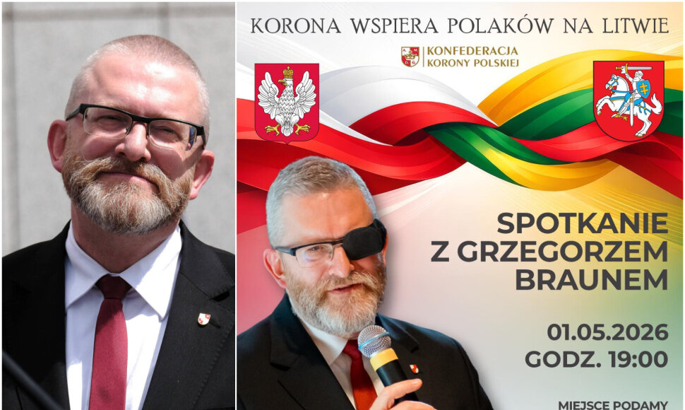 Grzegorzo Brauno kvietimas į susitikimą Vilniuje