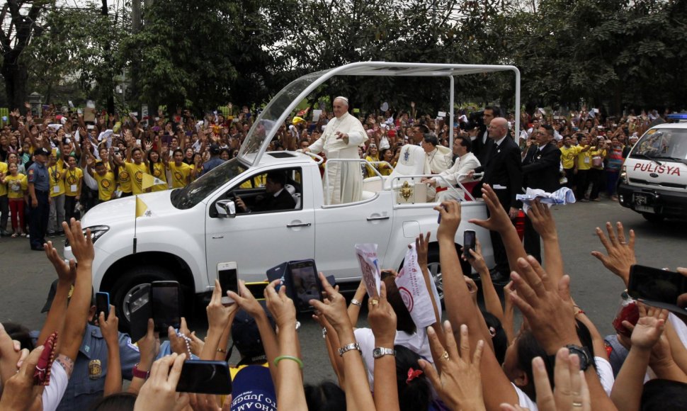 Popiežius Pranciškus Maniloje