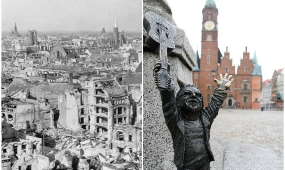 Vroclavas 1945 m. ir dabar