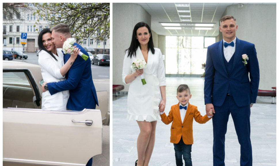 Airinės Juodrytės ir Sergejaus Maslobojevo vestuvių akimirka