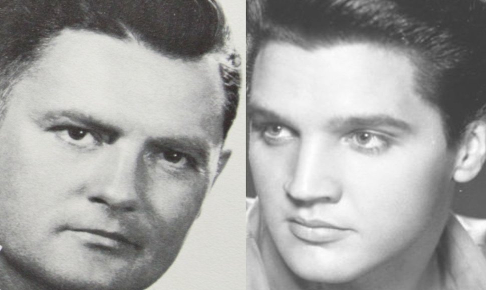 Valdas Adamkus ir Elvis Presley 