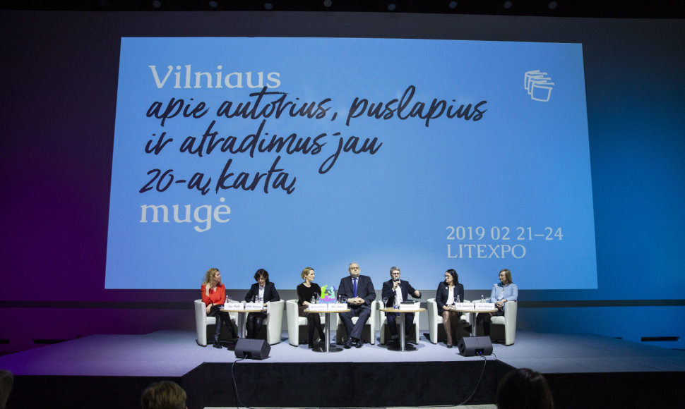 Vilniaus knygų mugės spaudos konferencija