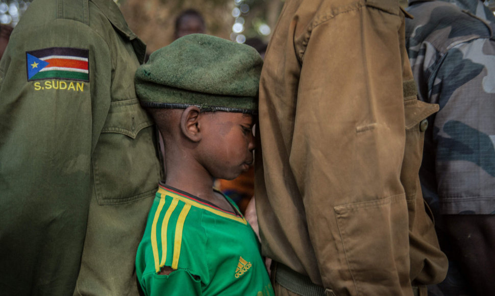Pietų Sudano sukilėlių pagrobtas vaikas