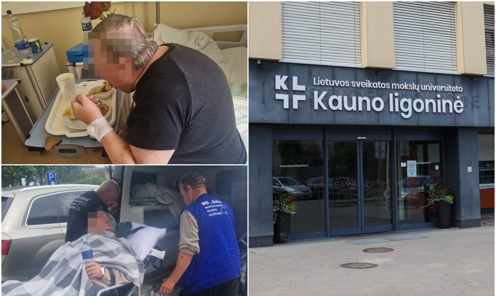 Insultą patyręs pacientas Kauno ligoninėje
