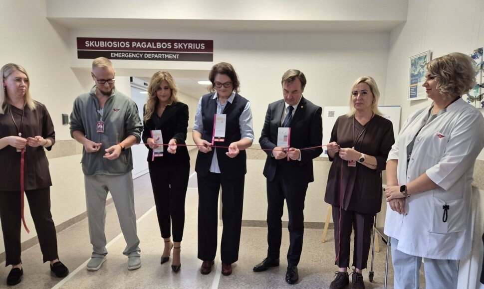 RVUL Skubiosios pagalbos skyriaus atidarymas