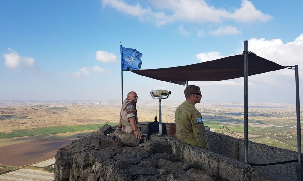 JT taikdariai Golano aukštumose