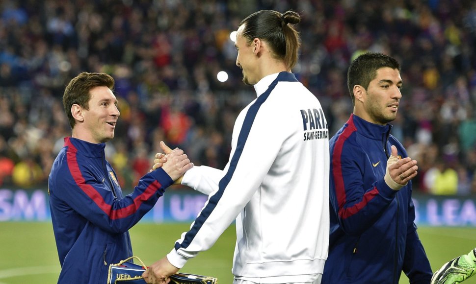 Lionelis Messi ir Zlatanas Ibrahimovičius