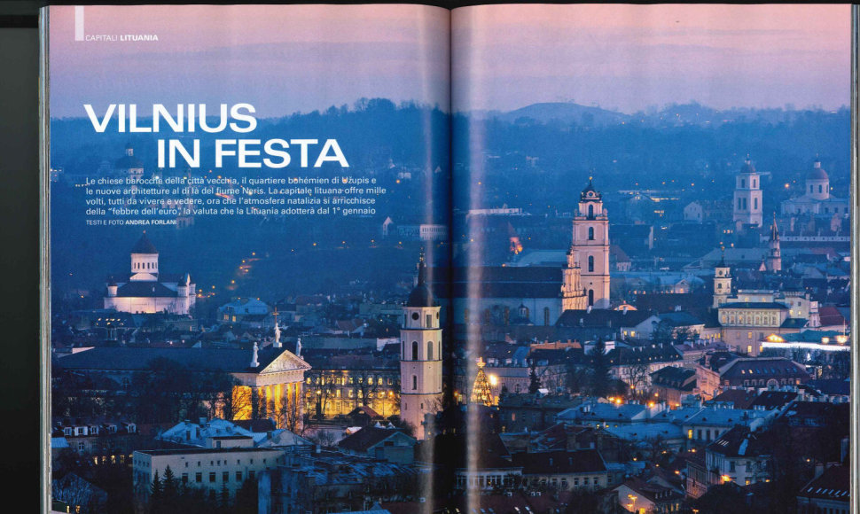 Prestižinis Italijoje turizmo leidinys  „Bell'Europa“ gruodžio mėnesio numeryje  net 10 leidinio puslapių skyrė kalėdinei Vilniaus atmosferai aprašyti.