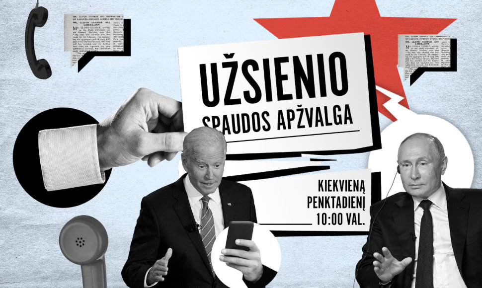 Tradicinėje užsienio spaudos apžvalgoje – apie J.Bideno ir V.Putino virtualų pokalbį