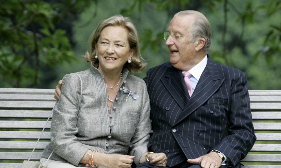 Karaliaus Philippe'o tėvai Paola ir Albertas II