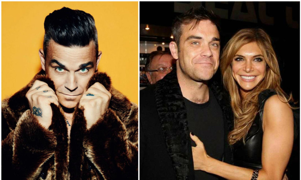 Robbie Williamsas su žmona Ayda Field